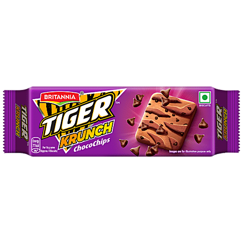 Britannia Tiger Krunch Choco Chip Biscuits