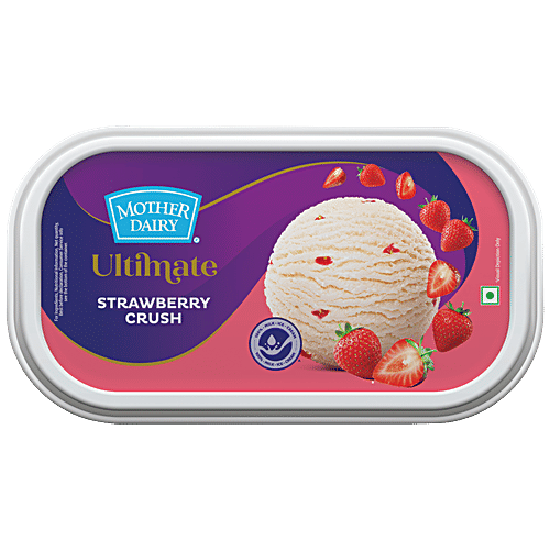 Mother Dairy Strawberry Ice Cream