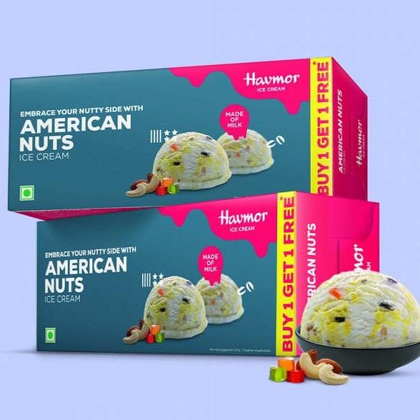 Havmor American Nuts Ice Cream