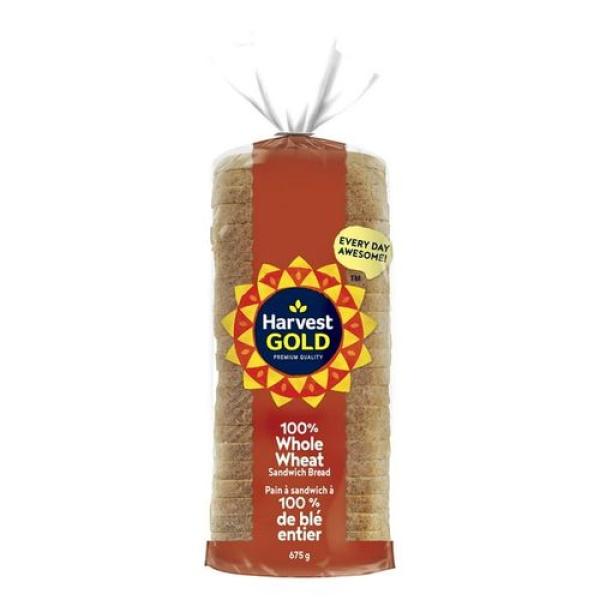 Harvest Gold Whole Wheat Bread