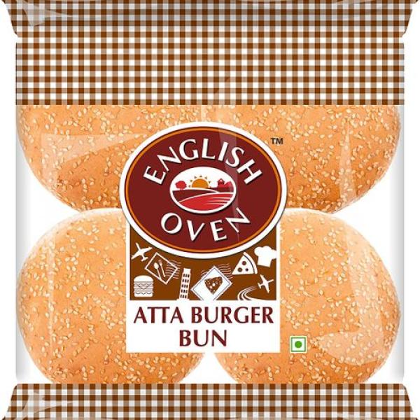 English Oven Atta Burger Bun